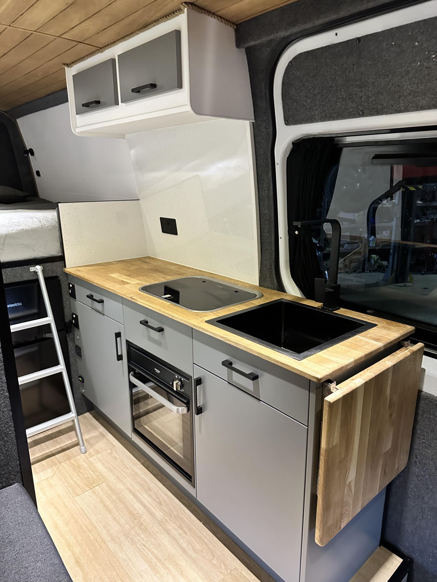 Homer’s hand-built kitchen